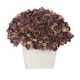 preview thumbnail 20 of 20, Faux Hydrangea in White Washed Wood Cube Planter