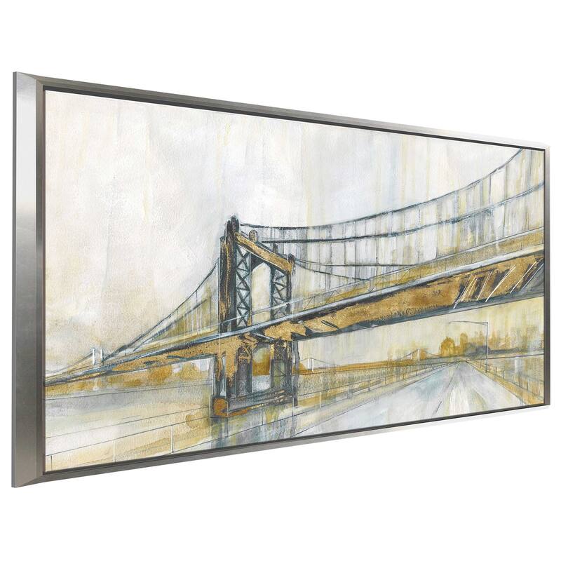 "Brooklyn Rain" by Carol Robinson Print on Floating Canvas