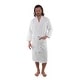 preview thumbnail 1 of 6, Classic White Turkish Cotton Belted Kimono Terry Cloth Bathrobe with 2 Pockets Large / XL