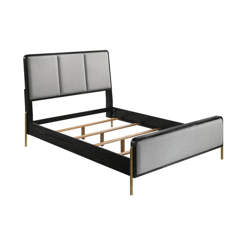 Anser Black and Grey 5-piece Bedroom Set