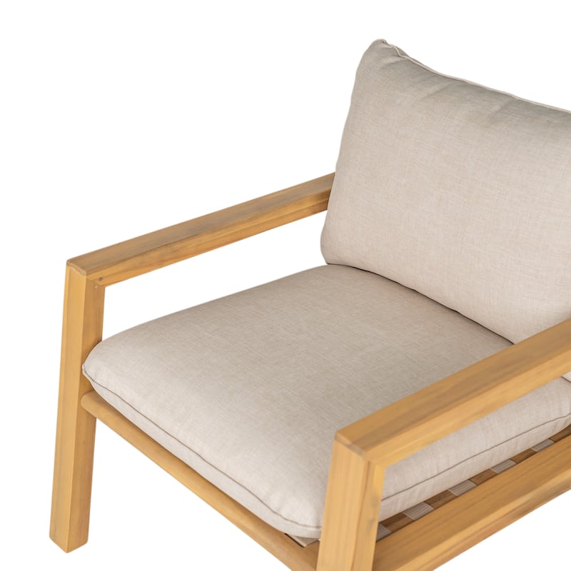Christopher Knight Home- Ramsey Outdoor Acacia Wood Club Chair