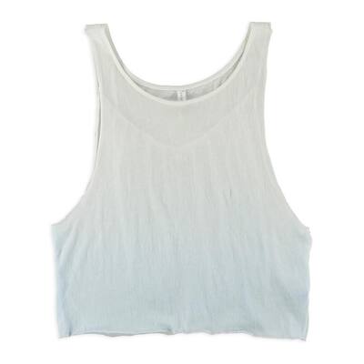 Aeropostale Womens Gradient Fringe Tank Top