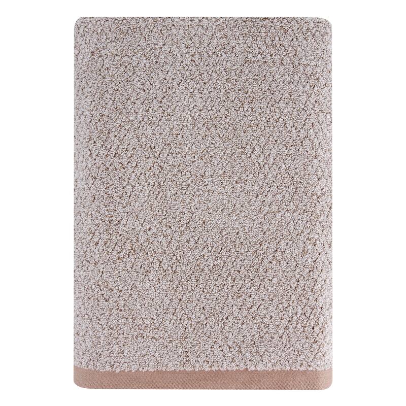 Everplush® Essential Diamond Bath Sheet - Khaki (Light Brown)