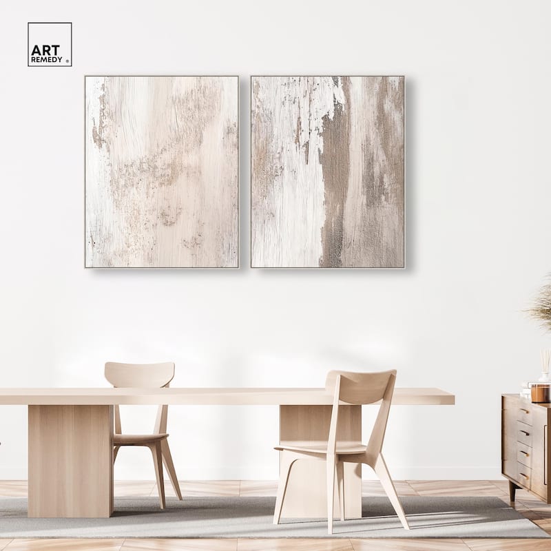 Striated Texture III Canvas Set of 2 by Art Remedy