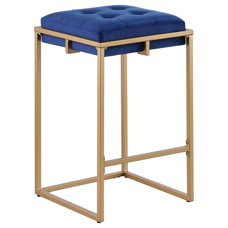 Nadia Upholstered Backless Stool (Set of 2)