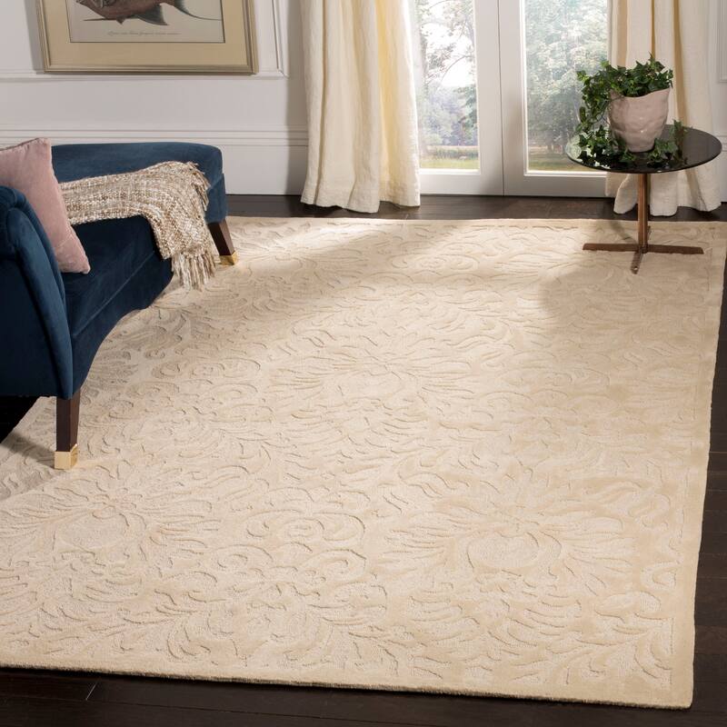 SAFAVIEH Handmade Total Performance Steven Traditional Oriental Rug - 6' x 9' - Ivory
