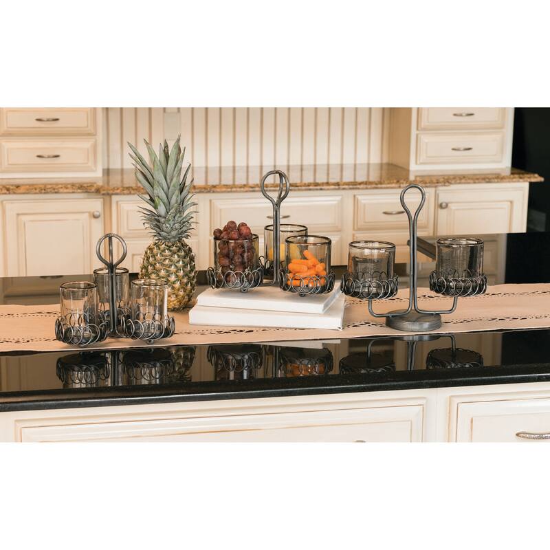 Elk Home Chasloch Zinc Glass 13 Inch Wide Double Server