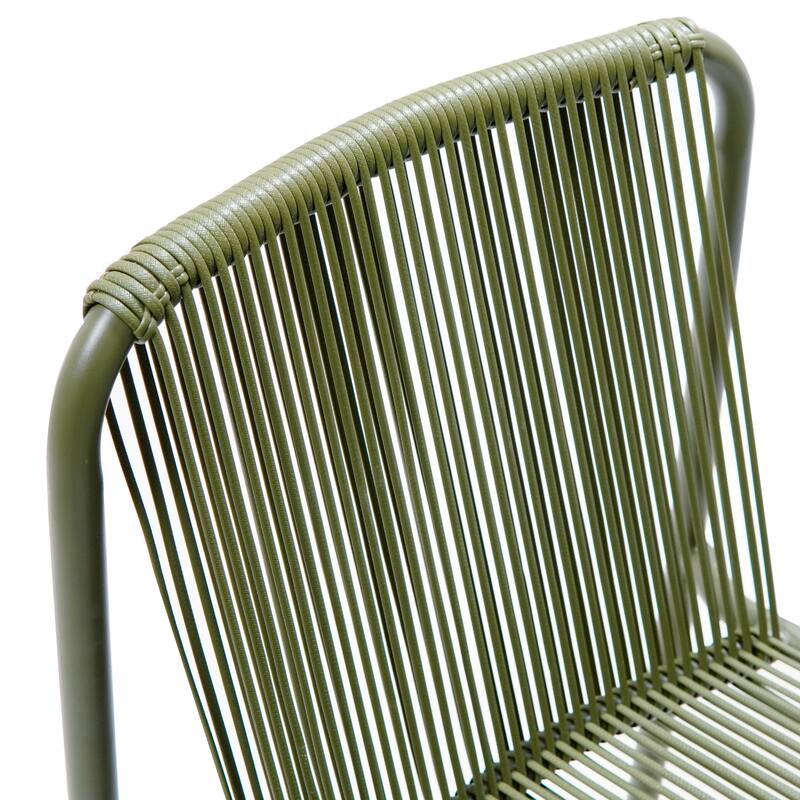 Christopher Knight Home - Burgess Space-Saving and Stylish Outdoor Stacking Dining Chairs