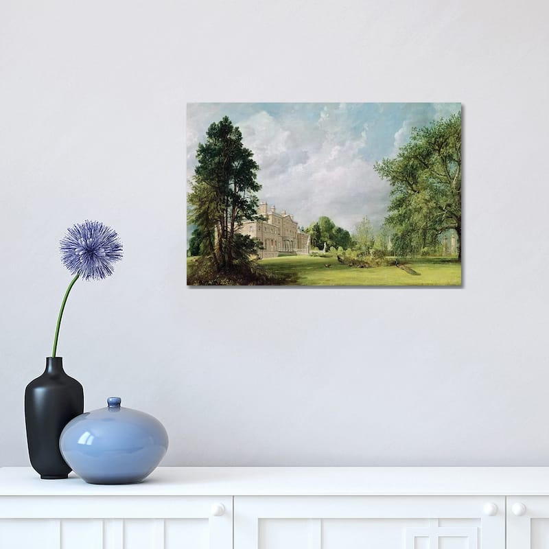 iCanvas "Malvern Hall, Warwickshire, 1821 " by John Constable Canvas Print - 12x18x1.5