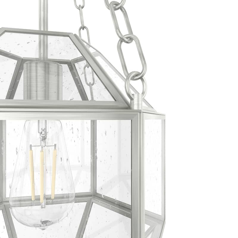 Hunter 11" Indria 1-Light Pendant - Kitchen Island, Dining Room, Entry - Industrial, Contemporary, Geometric