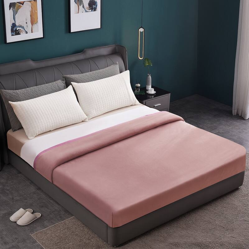 Microfleece Blanket with Satin Binding T/Q/K Size
