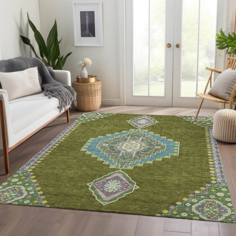 Premium Washable Super Soft Traditional Boho Mayfield Rug