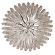 preview thumbnail 2 of 3, Broche 4 Light Antique Silver Ceiling Mount - 16'' W x 6.25'' H