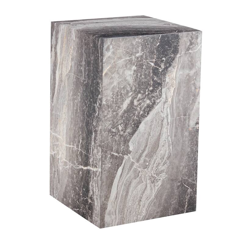 Elevate your living space with this modern MDF coffee table, which showcases gray textured patterns