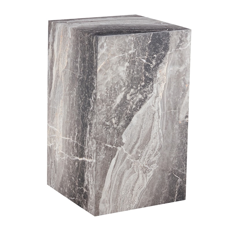 GDFStudio Alaric Wood Coffee Table with Natural Wood or Marble Texture