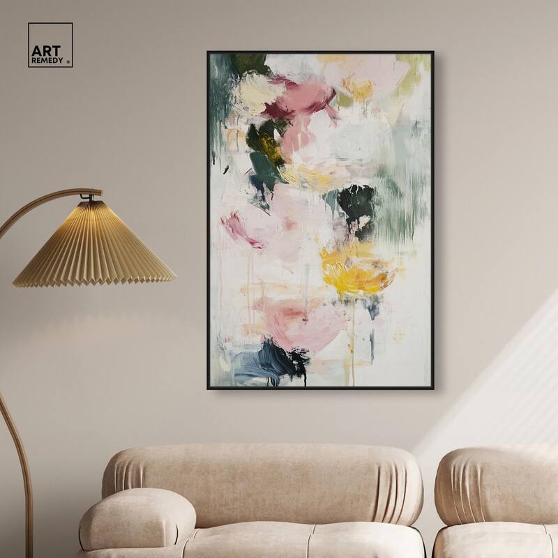 Dripping Colors II Canvas by Art Remedy