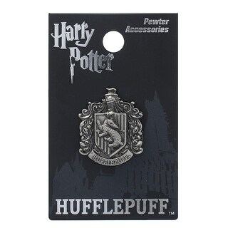 Must Have Harry Potter Hufflepuff School Crest Pewter Lapel Pin From Harry Potter Fandom Shop