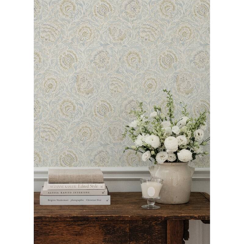 NuWallpaper Nabela Noor Home Aliviya Mint Peel and Stick Wallpaper
