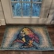 preview thumbnail 7 of 16, Tropical Coral Fish Multicolored Indoor/Outdoor Rug 1'10" x 3'