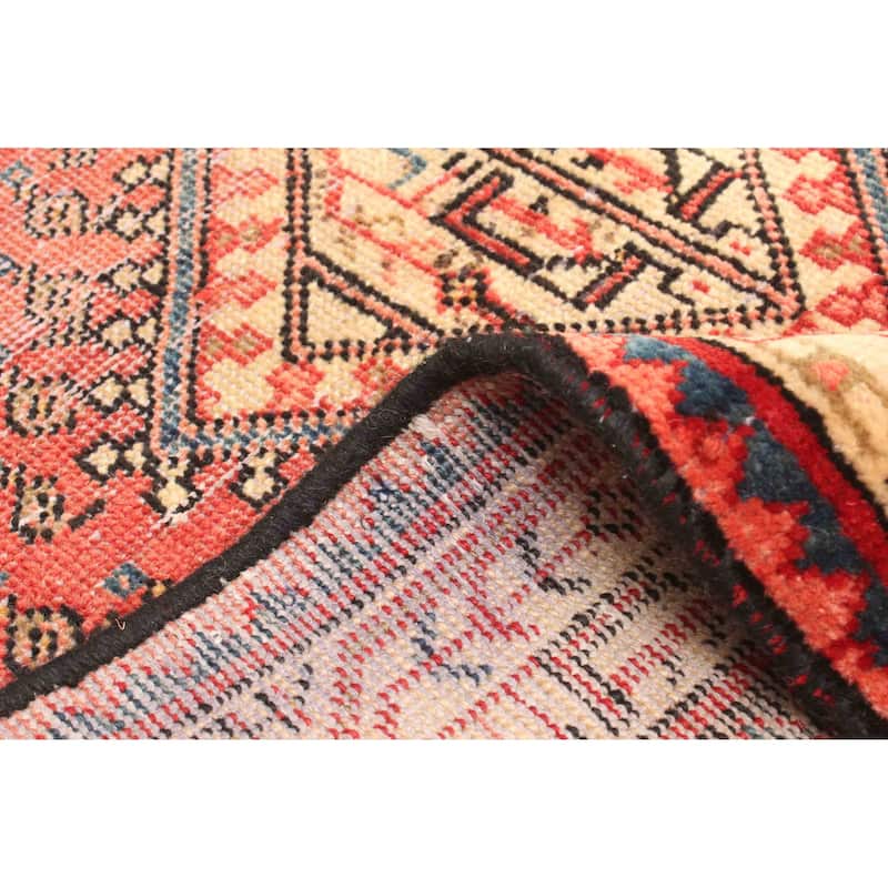 ECARPETGALLERY Hand-knotted Andelz Red Wool Rug - 3'6 x 4'8