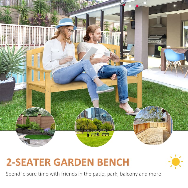 Porch Bench Balcony Bench with Backrest, Exquisite Patio Bench Corridor Bench Outdoor Bench for Hallway Mudroom