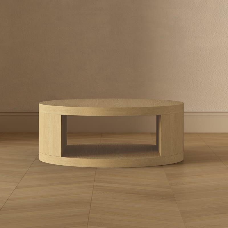 Manhattan Comfort Alure 36" Round Coffee Table