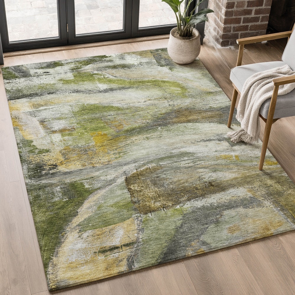 Premium Washable Super Soft Abstract Chic Mayfield Rug
