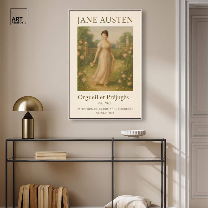 Lady in Austen's World Canvas by Art Remedy