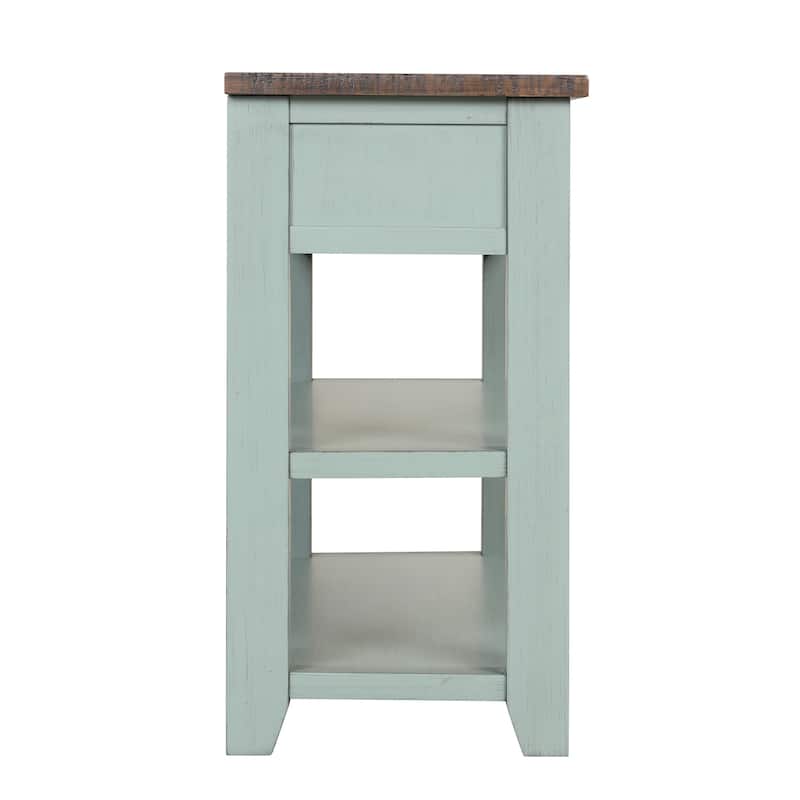 Rossetta Classic Vintage Design Console Table with Storage Drawers and Shelves