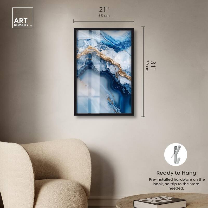 Molten Topaz II Shadowbox by Art Remedy