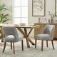 preview thumbnail 51 of 144, Wooden Dining Chairs Set of 2/4/6,Modern Fabric Upholstered Dining Room Chair Kitchen Chairs