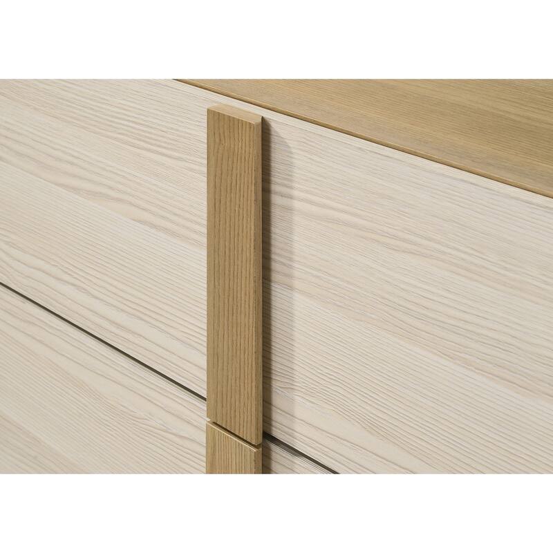 Lincoln Natural 2-drawer Nightstand Bedside Table