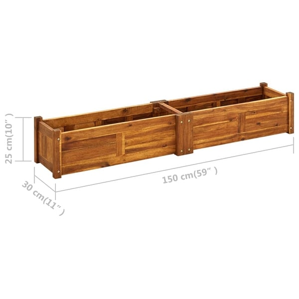 Details about   vidaXL Wooden Vertical Raised Garden Bed Vegetable Planter Box 78.7"x19.7"x19.7" 
