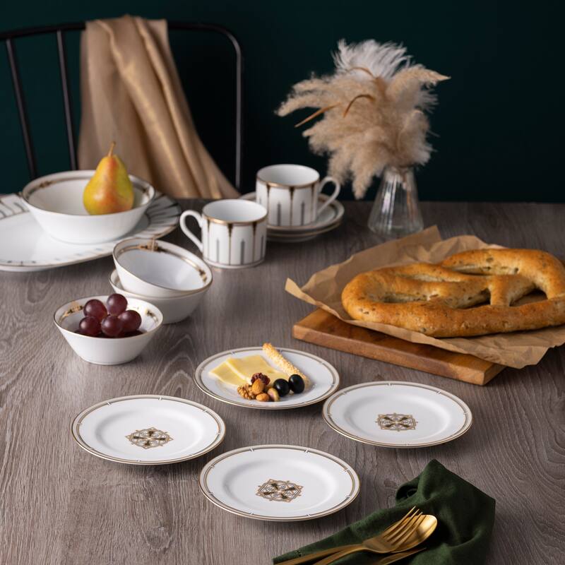 Empire Gold Set Of 4 Bread & Butter/Appetizer Plates, 6.50"