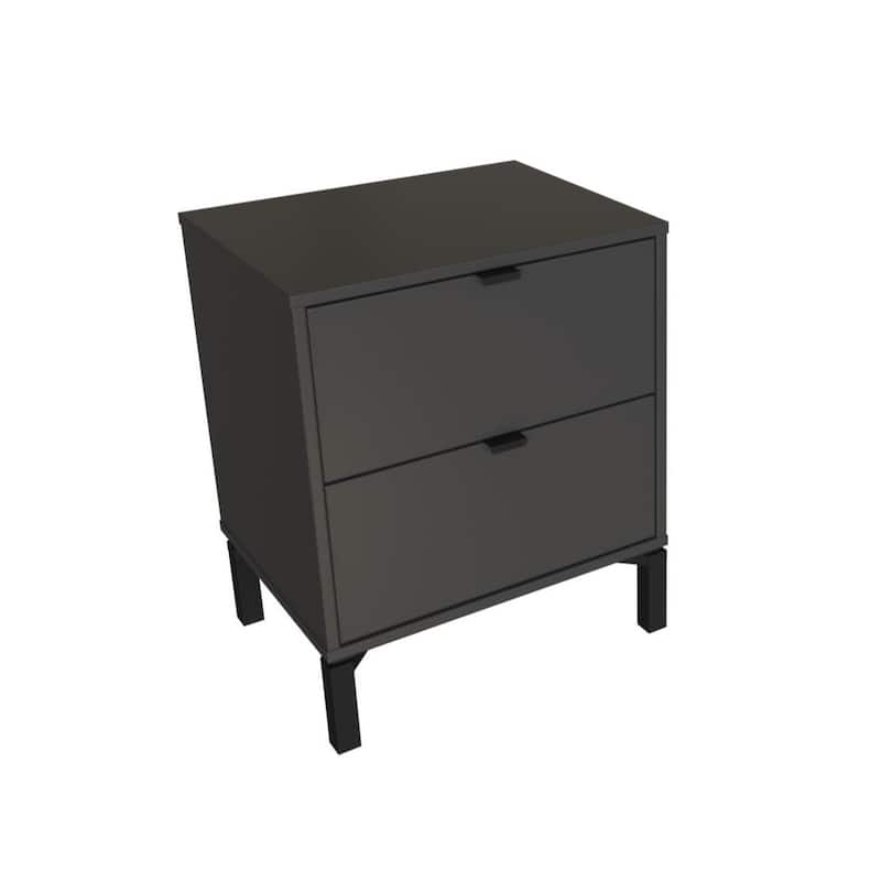 Minimalist 2-Drawer Nightstand