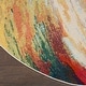 preview thumbnail 20 of 26, Nourison Celestial Abstract Modern Multicolored Colorful Wave Area Rug