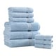 preview thumbnail 81 of 148, Superior Heritage Egyptian Cotton Absorbent 9-Piece Towel Set
