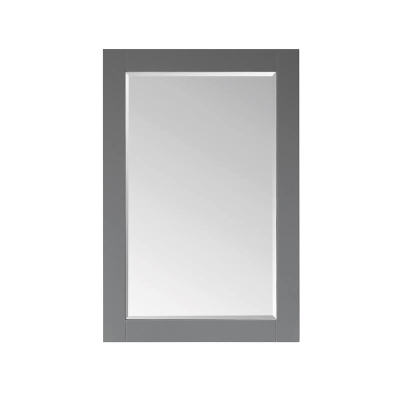 Altair Ivy Rectangular Bathroom Wood Framed Wall Mirror