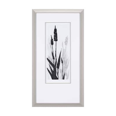 Floral Silhouette II Framed Art Print