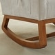 preview thumbnail 77 of 75, Upholstered Rocking Chair Nursery Chair with High Back and Side Pocket