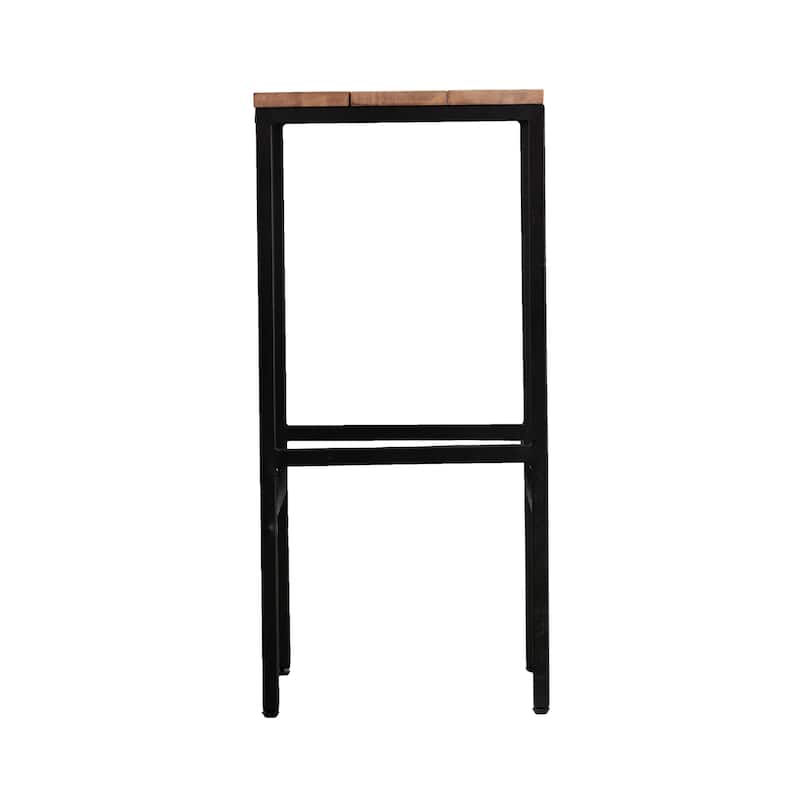 SEI Furniture Venmore 2-Piece Natural Acacia Outdoor Barstools