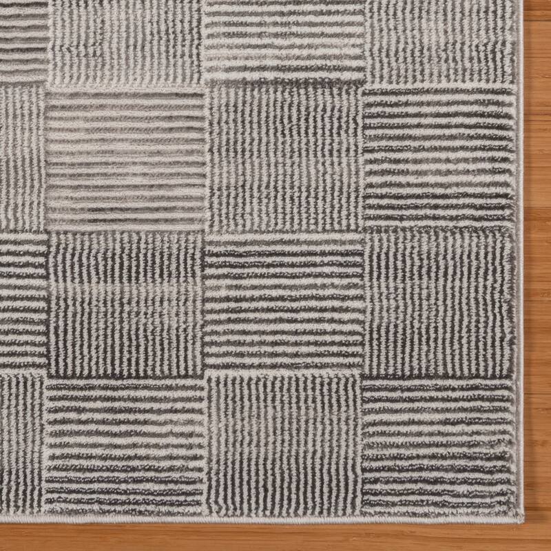 Gertmenian Flora Transitional Casual Modern Soft High-Low Polypropylene Polyester Indoor Area Rug Collection