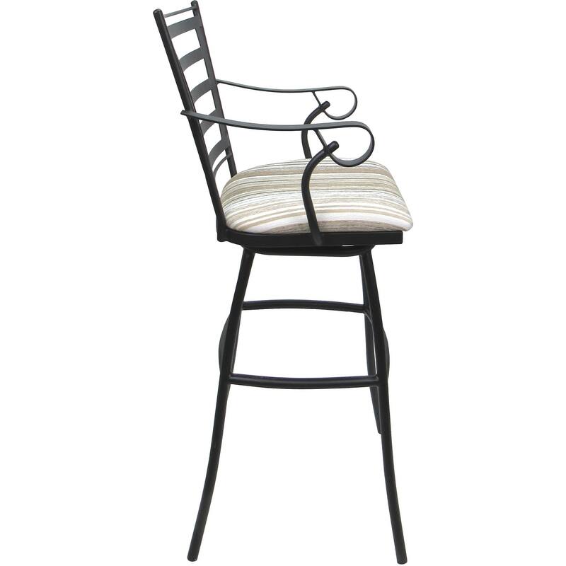 Outdoor Indoor Bar Stool Counter Extra Tall - Jenna with Arms