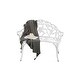 preview thumbnail 5 of 5, Patio Outdoor Bench,Garden Benches Metal Loveseat Outdoor Furniture