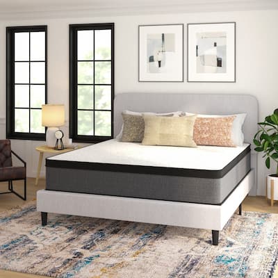 13" CertiPUR-US Certified Euro Top Hybrid Pocket Spring Mattress in a Box