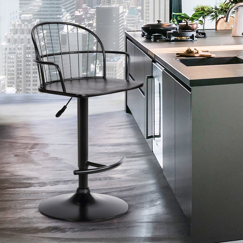 Edward 24" Adjustable Bar Stool