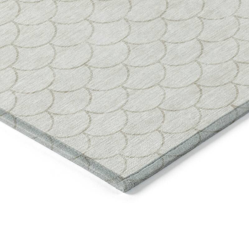 HomeRoots Geometric Transitional Rectangle Outdoor Rug