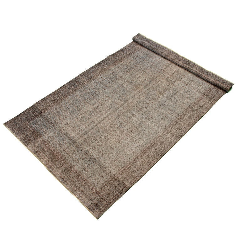 ECARPETGALLERY Hand-knotted Color Transition Teal Wool Rug - 6'3 x 10'6