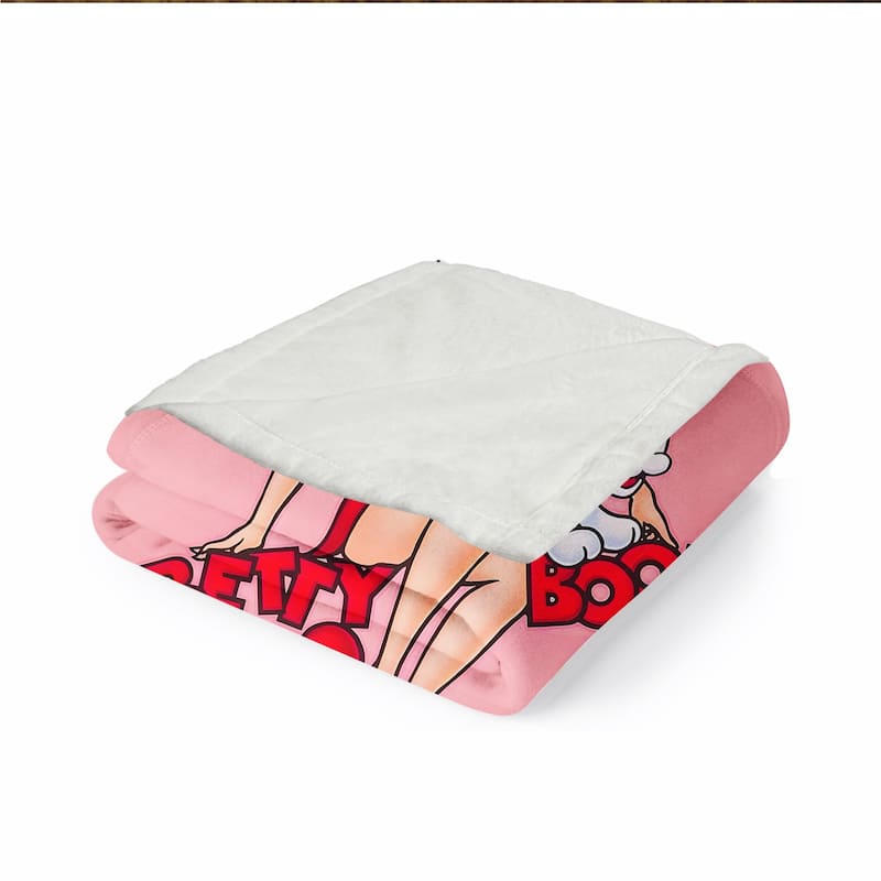 Betty Boop Super Soft Fleece Plush Throw Blanket for Couch Bed Sofa