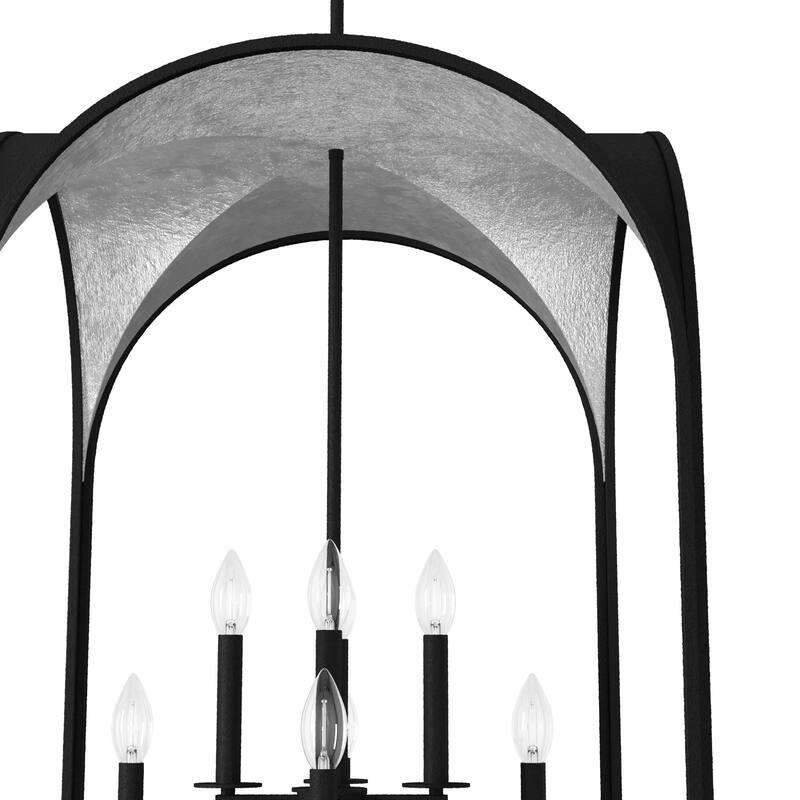 Hunter 22" Dukestown 8-Light Pendant - Entry/ Foyer - Contemporary, Candle, Transitional, Caged